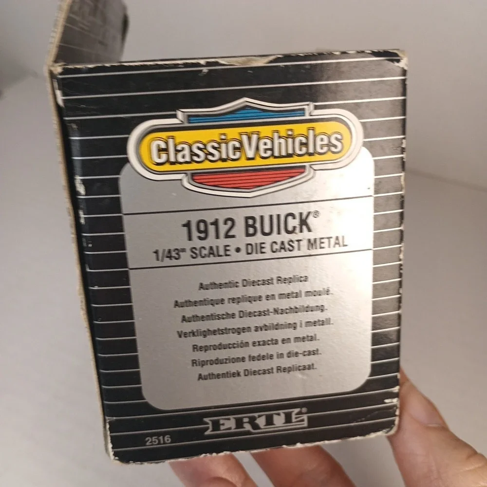 Vintage 1991 ERTL 1912 Buick Diecast Model Car 1/43 Scale in Original Opened Box